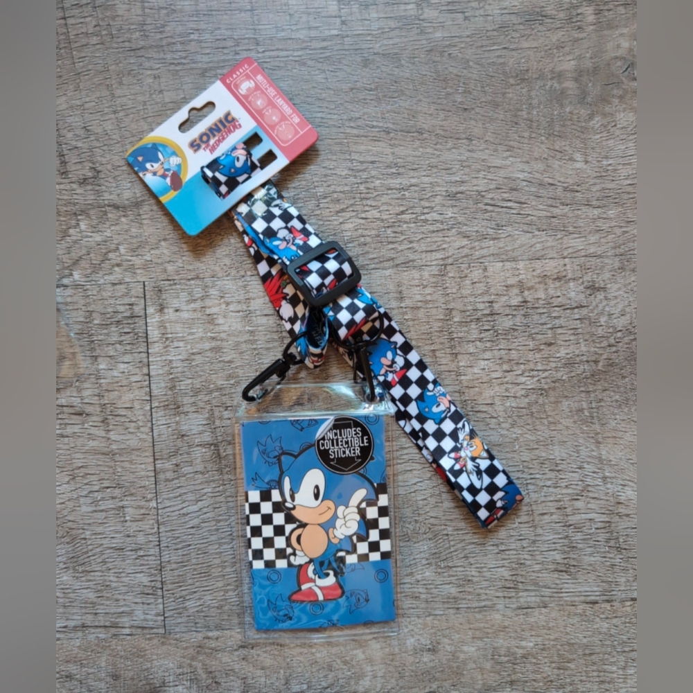 Sonic the Hedgehog officially licensed lanyard - brand new!